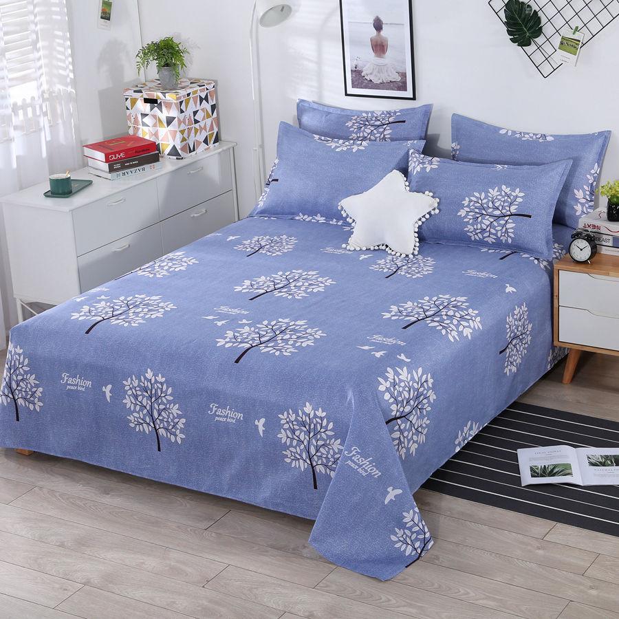 Skin-friendly Bed Sheets Cotton Sweat-absorbent and Breathable Bed Sheets