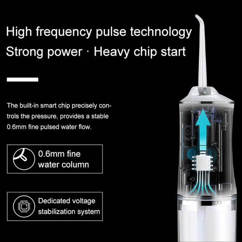 Electric Dental Flusher Portable Household Orthodontic Interdental Water Dental Floss To Calculus Dental Cleaning Artifact To Yellow Teeth Adult