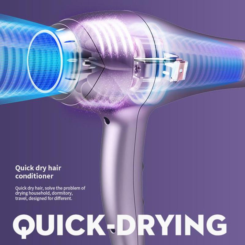 1400W Commercial High Power Hair Dryer Set Negative Ion Hair Care Hot/cold Hair Dryer for Home Hair Salon