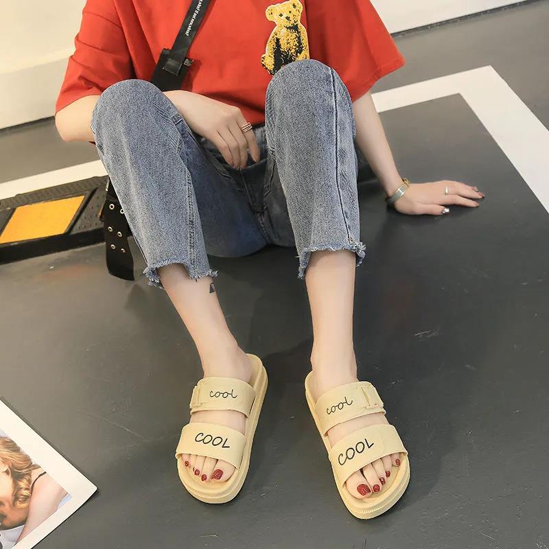 Slippers Women's Summer Home Indoor Home Non-slip Outer Wear Sandals and Slippers Korean Cute Soft Bottom