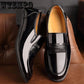 Breathable casual shoes comfortable bright leather shoes men's shoes summer suit shoes shoes