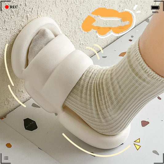 Ladies Fashion Trend Non-slip Cute Thick-soled Slippers Summer Outdoor Wear Beach Shoes