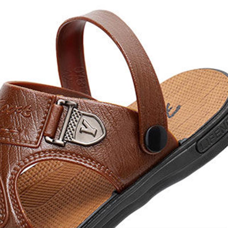 Summer Men's Beach Sandals Thick Bottom Non-slip Breathable Casual Shoes