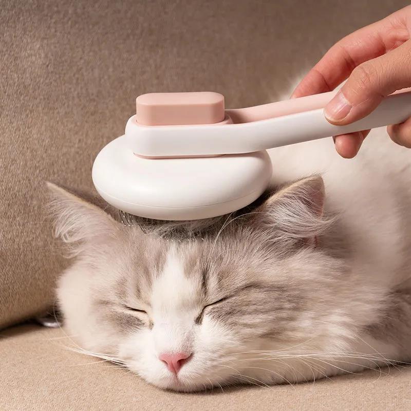 Cat Comb To Remove Floating Hair Pets Dogs Grooming Comb Cat Artifact Short and Long Hair Special Pet Comb Kitty Supplies Matted Hair Remover Tool