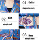 Bohemian Printed Cardigan Women's High-end Thin Short Knitted Jacket Loose Wool Cardigan Plus Size Woollen Sweater Outer Wear
