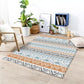 Fashion Mediterranean Geometric Carpet Ethnic Style Striped Bedroom Carpet Living Room Door Mat Bedside Carpet Floor Mat