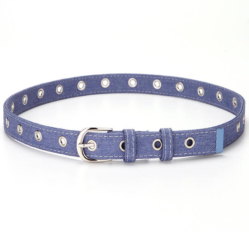 Canvas Belt Ladies Pin Buckle Belt Wild Jeans Dress Female Students Classic Trend