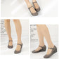 Crystal Sandals Wedge Women's Shoes High-heeled Shoes Women's Square Dance Shoes Baotou Hole Shoes