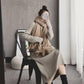 Autumn and Winter Women's Wool Sweater Warm High Neck Sweater Casual Loose Thickening Slimming Over The Knee Long Sweater Knitted Pull Pullover