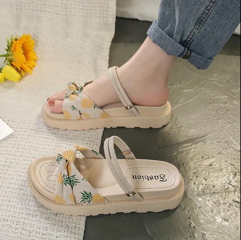 Sweet Sandals Female Summer Fairy Style Student Fashion Roman Platform with Skirt Flat Shoes