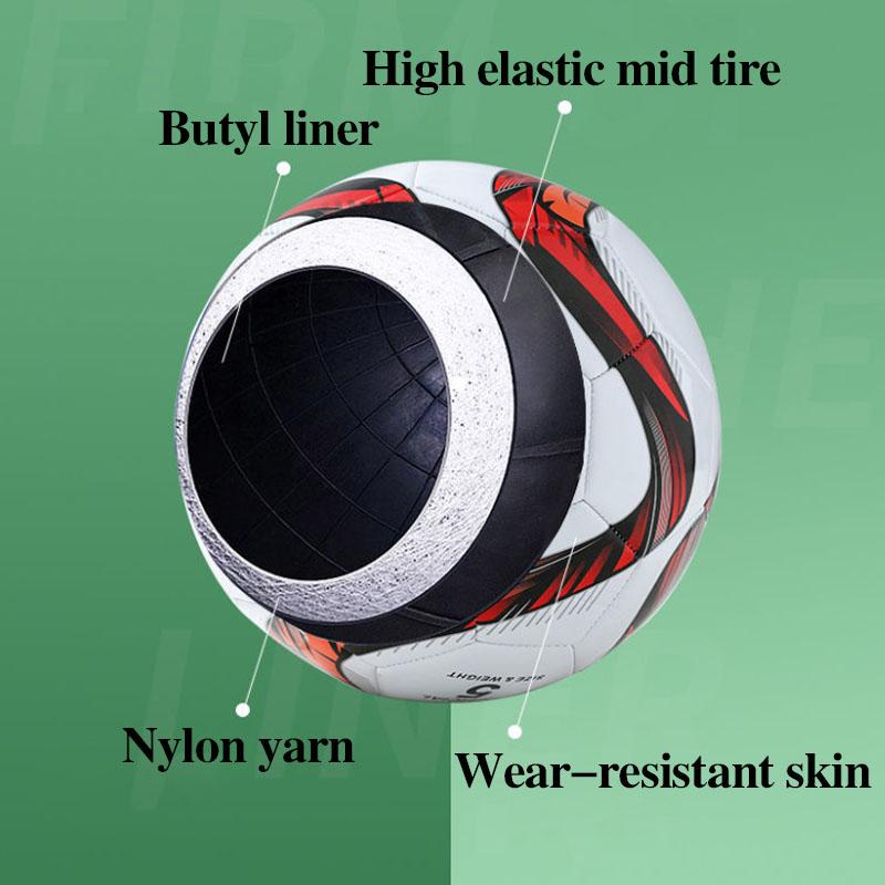 Size 4/5 Standard Soccer Ball Training Competition Football PU Professional Ball Wear-resistant Yarn Soccer