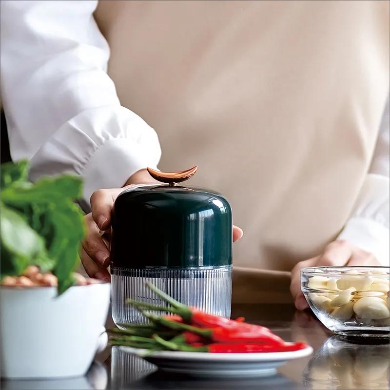 Artifact for Pounding Garlic Whipping Garlic Garlic Beater Electric Mini Household Garlic Minced Garlic Crusher 150ml Electric Cooking Machine
