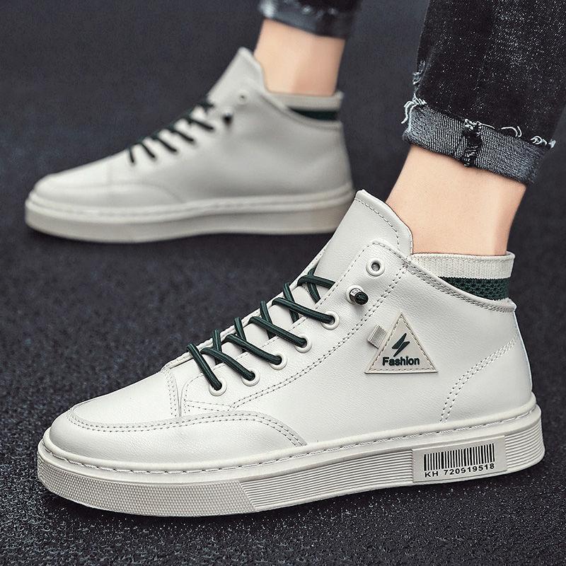 Summer Breathable High-top Shoes Men's Canvas All-match Trendy Shoes Korean Casual Sneakers