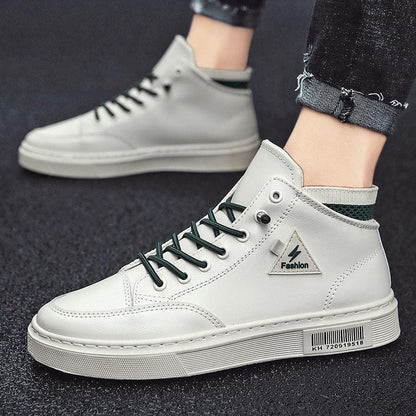 Summer Breathable High-top Shoes Men's Canvas All-match Trendy Shoes Korean Casual Sneakers