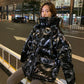 Down Jacket Women Casual All-match White Windbreaker Velvet Stand-up Collar Warm Jacket
