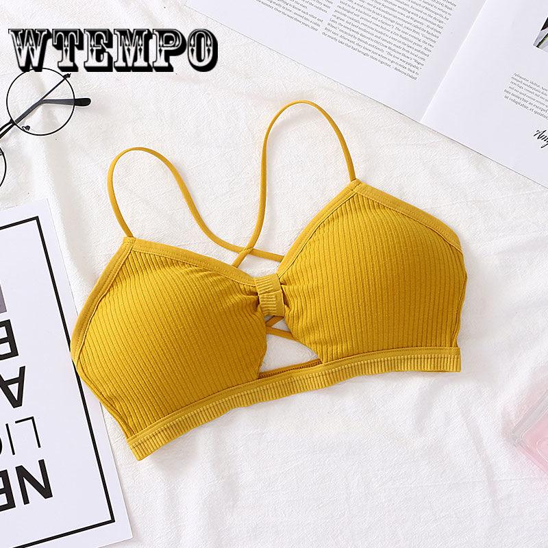Korean Version of The Wrapped Chest Strap Vest Tube Top Sexy No Steel Ring Beauty Back Bra Student