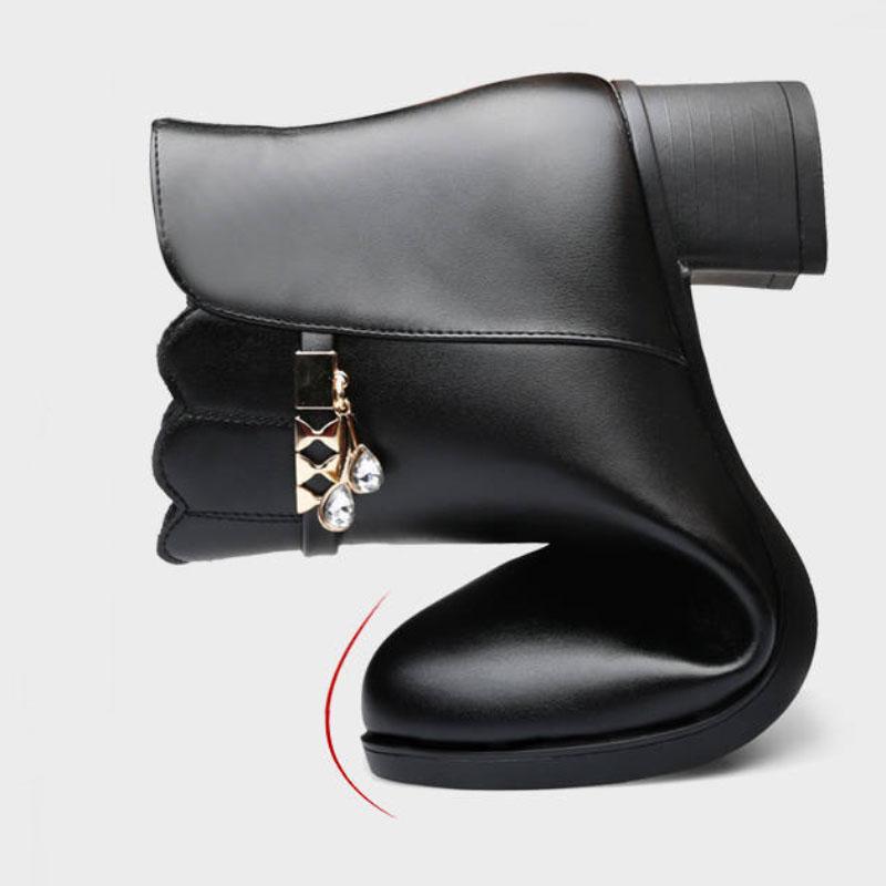 Autumn and Winter Plus Velvet Warm Cotton Shoes Waterproof Non-slip Comfortable Snow Boots