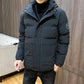 Winter Padded Jacket Men's Plus Velvet Thick Warm Sports Casual Jacket Young and Middle-aged Men's Winter Warm Down Jacket
