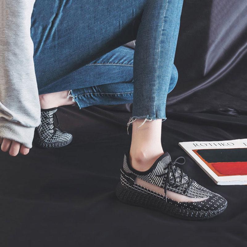 Spring Autumn Men's Sports Shoes All-match Casual Men's Black Coconut Shoes Sports Running Daddy Shoes