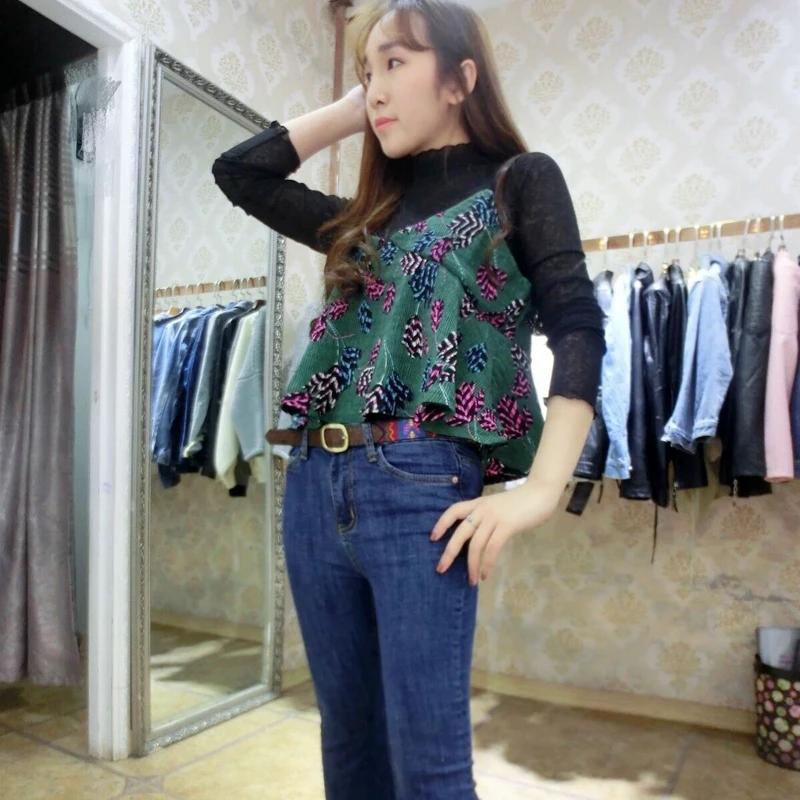 Ethnic Style Embroidered Ladies Belt Denim Skirt Belt Female Fine Fabric Decorative Trousers Belt Female Student Personality Belt