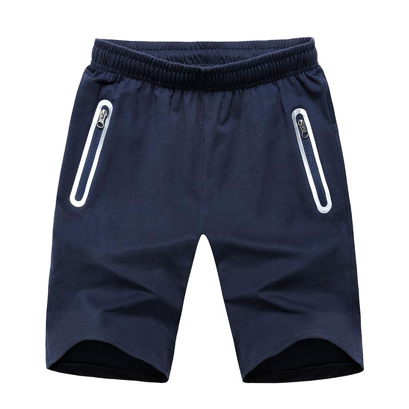 Sports Shorts Men's Five-point Pants Pure Cotton Summer Casual Pants Loose Fat Plus Size Beach Pants