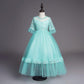 Children's Dresses Children's Princess Dresses Sleeves Girls Birthday Party Dresses Long Puff Skirts