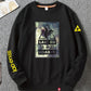 French Big Cock Sweater Men's Autumn Round Neck Loose Casual Plus Velvet Thick Sweatershirts
