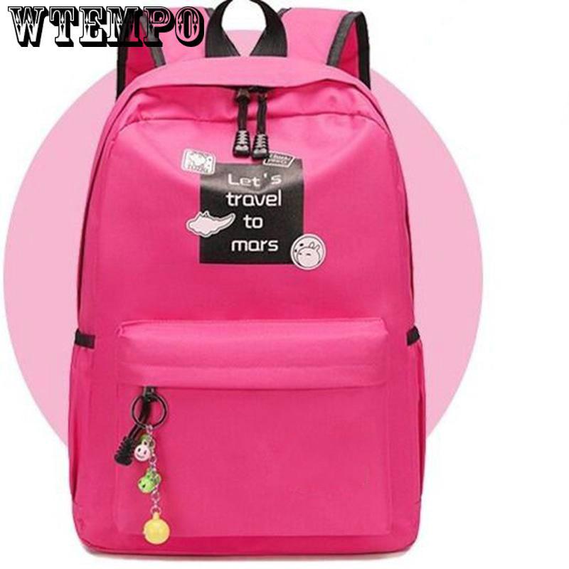 Large Capacity Backpack Women School Bags For Teenagers Female Oxford fabric Backpack