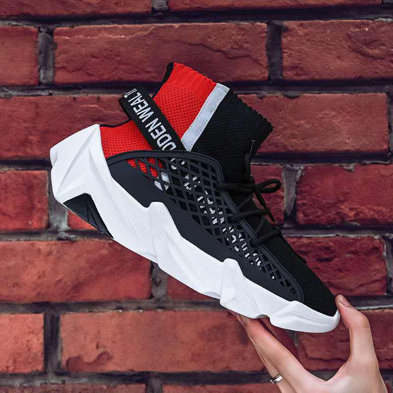 Men's Comfort Casual Shoes Fashion Sneakers Men's Shoes Outdoor Brand Casual Shoes Black