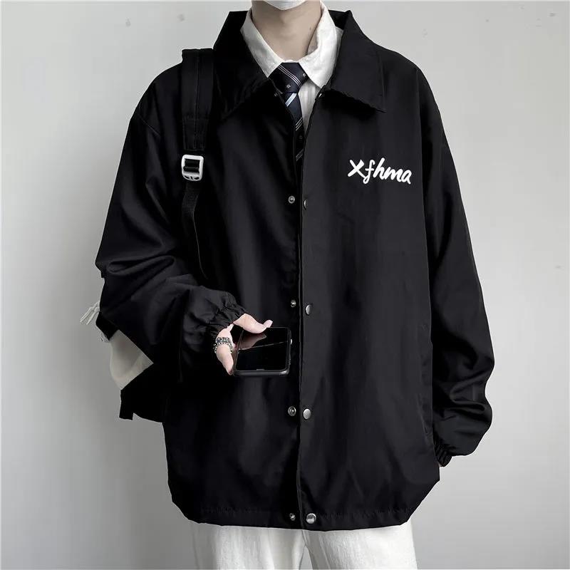 Jacket Men's 2022 Spring and Autumn New Jacket Trend Loose Handsome High-end Trendy Ins Wild Hong Kong Style Baseball Uniform