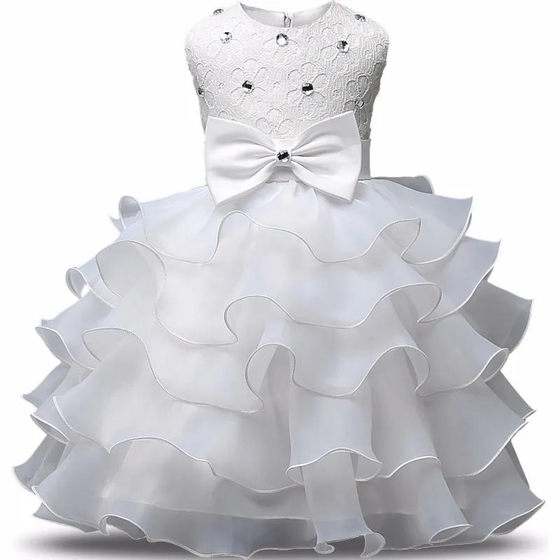 Girls Sleeveless Puffy Princess Dress Children's Wedding Dress Show Dress Bow Girls Cake Dress Sweet Waist A-line Skirt