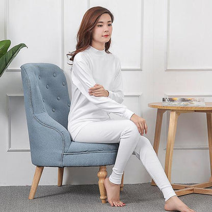 Winter Women's Autumn Clothes and Long Trousers Thin Cotton Large Size Thermal Underwear Suit Cotton Sweater