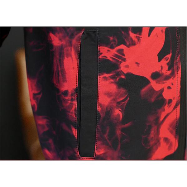 Men's Spring and Autumn Jacket Coat Wolf Printing Casual Jacket Coat Slim Baseball Uniform Sports Top Outerwear