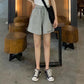 Casual Pants Children's Loose Summer Versatile Student Elastic High Waist Letter Wide Leg Shorts