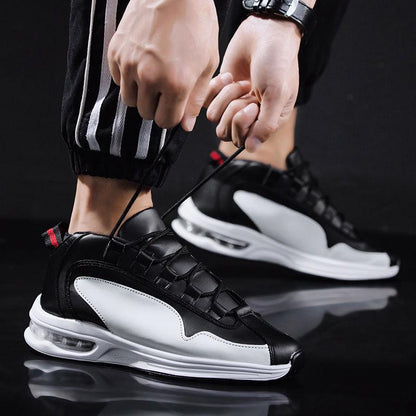 Summer Men's Shoes Air Cushion Sneakers Inner Increase Men's Breathable Running Shoes Wild