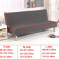 Armless Sofa Cover Inclusive Magic Sofa Cover Solid Color Folding Sofa Bed Cover with Skirt Elastic Furniture Protector Slipcover Couch Cover
