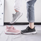 Spring Women's Shoes Korean Style Breathable Shoes Running Casual Fly-knit Old Shoes