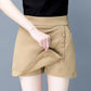 Summer Korean Style Loose and Thin Shorts Women High Waist Wide Leg Hakama A Word Was Thin and Fake Two Sets of Skirt Pants