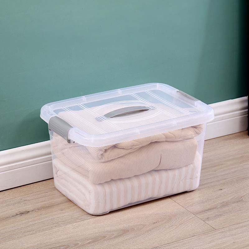 Home Transparent Storage Box Plastic Food Storage Box Baby Toy Clothes Storage Box