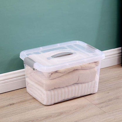 Home Transparent Storage Box Plastic Food Storage Box Baby Toy Clothes Storage Box