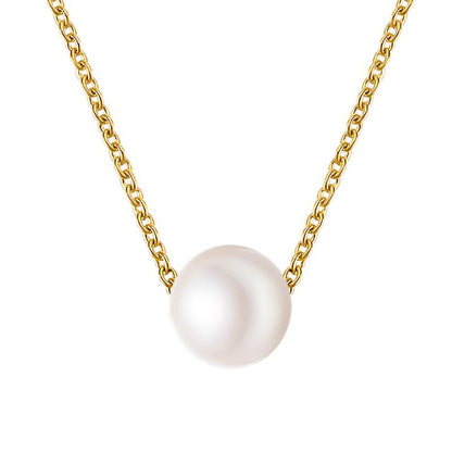 Simple Pearl Ball Short Necklace Chain Necklace Star Simple Accessorie Clothing Clavicle Chain Batch