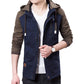 Autumn Mens Jacket Stand Collar Windbreaker Male Hooded Baseball Jackets Casual Plus Size M-4XL