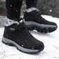 Elderly Shoes Cotton Shoes Winter Plus Velvet Waterproof Non-slip Thick Snow Boots Hiking Shoes Female