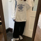 Autumn and Winter Women's Hooded Hoodie Korean Loose Large Size Plus Velvet Thick Letter Coat