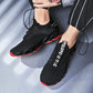 Men's Shoes Sports Casual Running Breathable Rubber Lace-up Mesh Shoes Has Elasticity Reduce Vibration