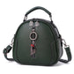 Women Genuine Leather Hand Bag Multifunction Crossbody bag Waterproof Shoulder Bag Leisure Round Bag