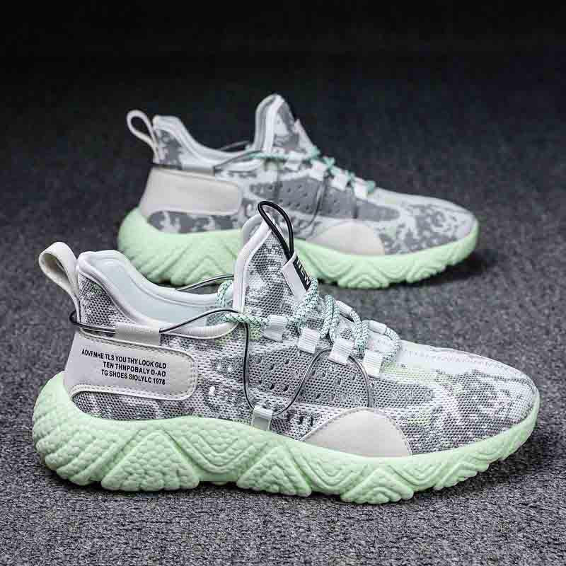 Size 39-44 Fashion Summer Men Mesh Sneakers Low-top Running Basketball Shoes Outdoor Non-slip Shockproof Shoes