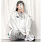 Extra Large Size Solid Color Pullover Casual Sports Suit Women's Spring and Autumn Thin Section Meat-covering Sweater and Leggings Two-piece Set