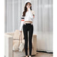 Autumn and Winter High Waist Outer Wear Leggings Women's Black Tight Trousers Feet Pants Nine-point Pants Pencil Pants