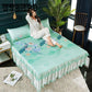 Brand 3 Pcs Set Summer Bed Mat Ice Silk Bed Sheet Pillowcase Set Cool Home Textile